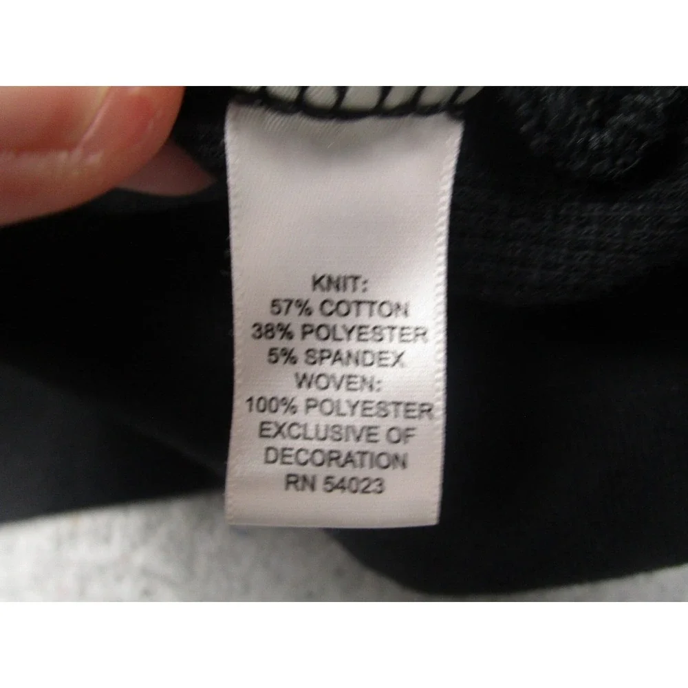 Banana Republic‎ Jacket Mens Large Black Hooded Full Zip Pockets Cotton Blend